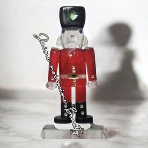 Crystal Christmas Nutcracker Figurine